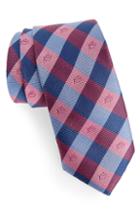 Men's Southern Tide Palmetto Check Silk Tie, Size - Pink