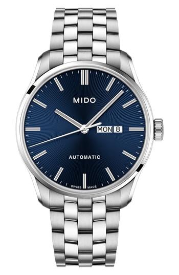 Men's Mido Belluna Ii Stainless Steel Strap Watch