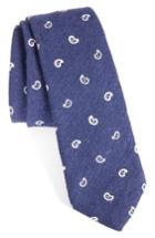 Men's Alexander Olch Paisley Silk Tie, Size - Blue
