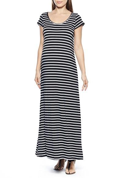Women's Imanimo Materinty T-shirt Maxi Dress - Blue
