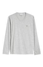Men's Lacoste Long Sleeve T-shirt (xxl) - Grey