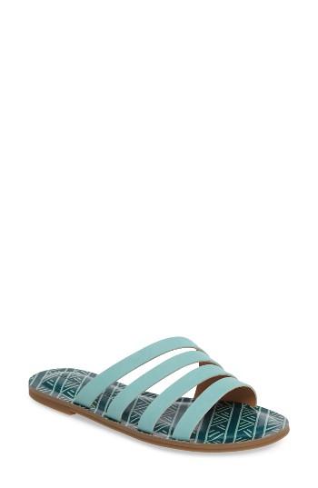 Women's Lucky Brand Anika Slide Sandal M - Blue