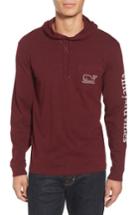 Men's Vineyard Vines Long Sleeve Hooded T-shirt - Red