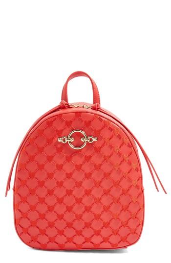 Topshop Sweetheart Beaded Backpack - Black