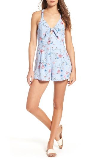 Women's Lush Tie Front Romper