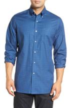 Men's Southern Tide Ridgeland Classic Fit Plaid Sport Shirt - Blue