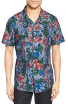 Men's Nordstrom Men's Shop Trim Fit Floral Print Camp Shirt