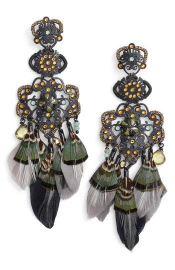 Women's Gas Bijoux Huichol Drop Earrings