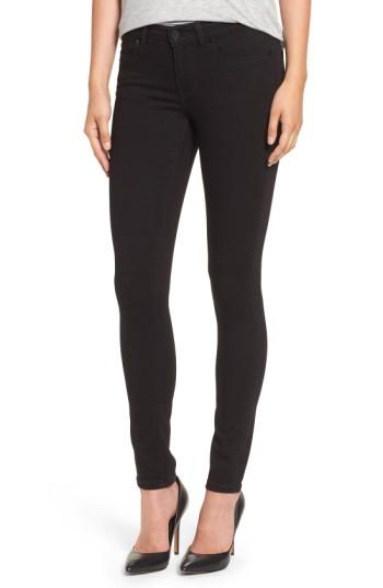 Petite Women's Caslon Stretch Skinny Jeans P - Black