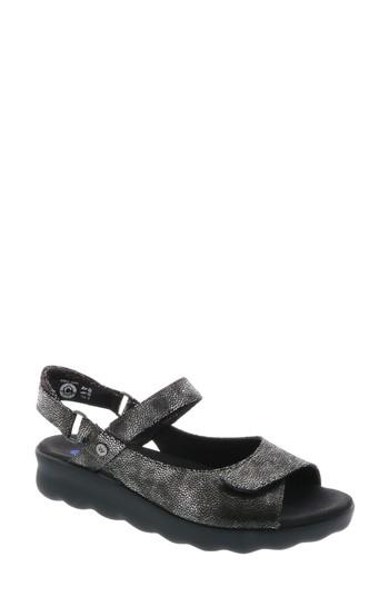Women's Wolky Pichu Quarter Strap Sandal -11.5us / 43eu - Black