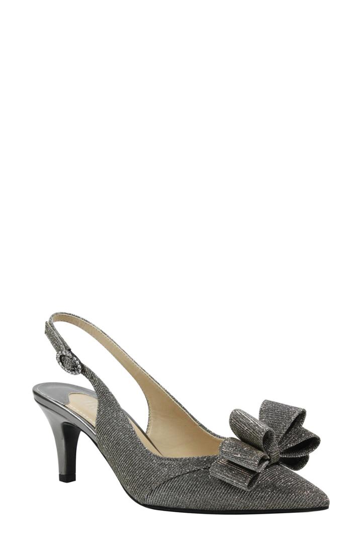 Women's J. Renee Gabino Slingback Pump .5 D - Metallic