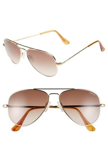 Men's Randolph Engineering 'concorde' 57mm Sunglasses - 23k Gold/ Blue Gradient