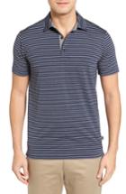 Men's Bobby Jones Control Stripe Jersey Polo, Size - Blue