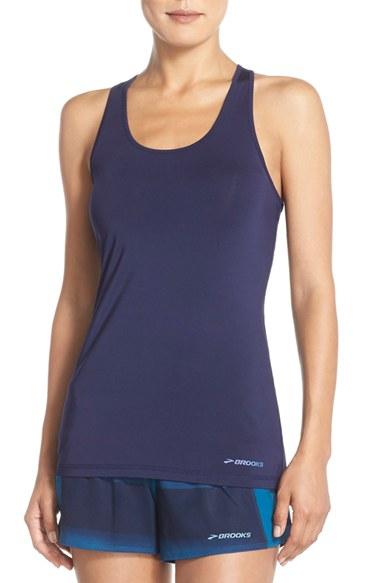 Women's Brooks 'go-to' Racerback Tank - Blue