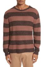 Men's Saturdays Nyc Lee Stripe Crewneck Sweater
