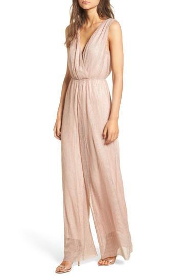 Women's Line & Dot Doux Metallic Jumpsuit