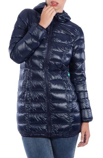 Women's Modern Eternity Lightweight Convertible Down Maternity Jacket - Blue