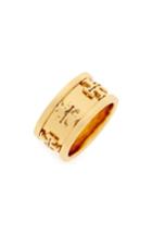 Women's Tory Burch Raised Logo Ring