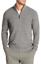 Men's Bonobos The Knockdown Quarter Zip Pullover - Grey