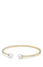 Women's David Yurman Solari Pearl Bracelet With Diamonds In 18k Gold