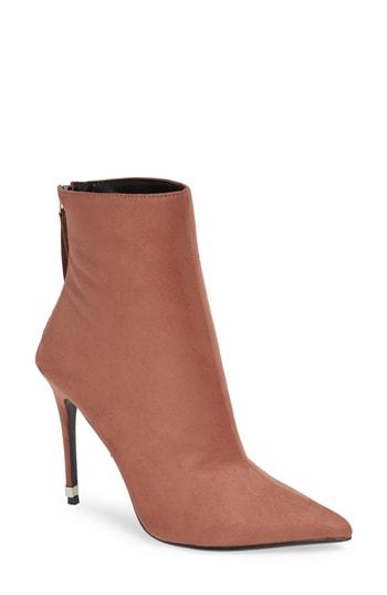 Women's Topshop Ella Heeled Bootie .5us / 36eu M - Pink