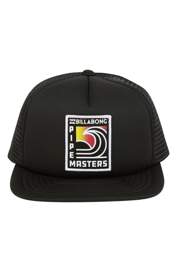 Men's Billabong Pipe Trucker Hat - Black