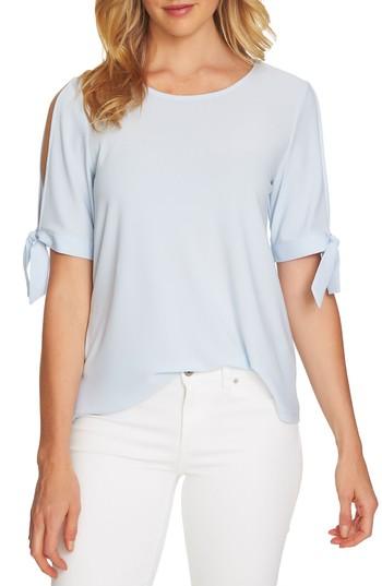 Women's Cece Tie Sleeve Top - Blue