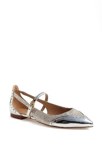 Tory Burch 'bernadette' Flat Silver