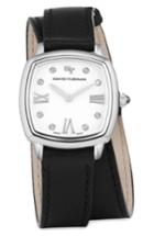 Women's David Yurman 'albion' 27mm Leather Swiss Quartz Watch With Diamonds
