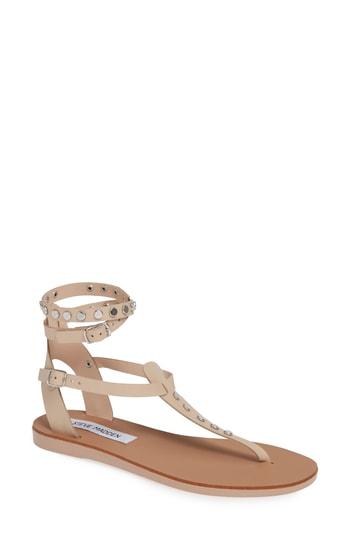 Women's Steve Madden Ruled Studded Sandal M - Pink
