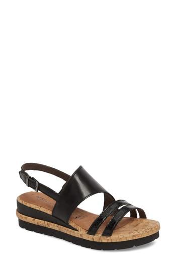 Women's Tamaris Eda Wedge Sandal Eu - Black
