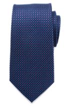 Men's Cufflinks, Inc. The Mitchell Solid Silk Tie, Size - Blue
