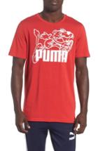 Men's Puma Retro Sports T-shirt - Red