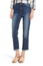 Women's Parker Smith Pin-up Crop Straight Leg Jeans - Blue