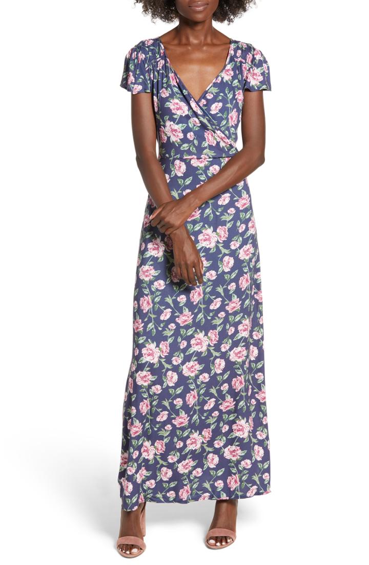 Women's Row A Floral Maxi Dress