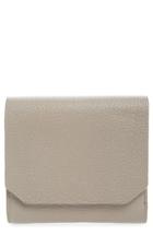 Women's Nordstrom Leather Trifold Wallet - Grey