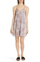 Women's Atm Anthony Thomas Melillo Tie Dye Silk Slipdress - Brown