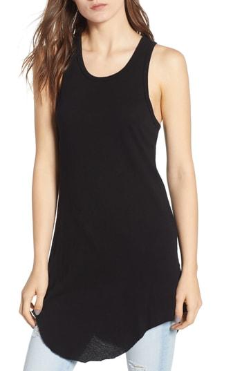 Women's Frank & Eileen Extra Long Layering Tank - Black