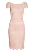 Women's Tadashi Shoji Lace Cap Sleeve Dress