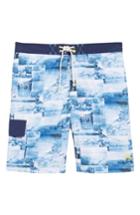 Men's Tommy Bahama Baja Coast Busters Swim Trunks, Size - Blue