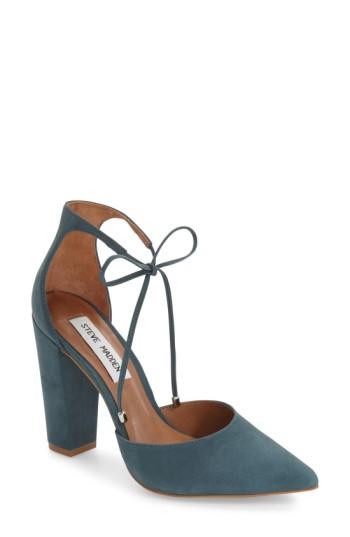 Women's Steve Madden Pamperd Lace-up Pump M - Blue