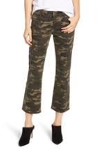 Women's Prosperity Denim Camo Print Crop Flare Jeans