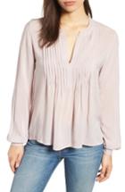 Women's Velvet By Graham & Spencer Pintuck Blouse - Pink