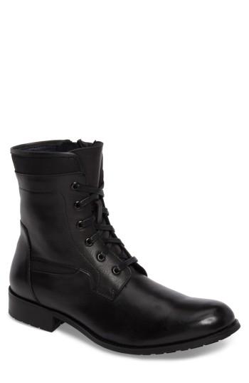 Men's English Laundry Page Plain Toe Boot M - Black