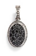 Women's Konstantino Circe Black Spinel Pave Pendant