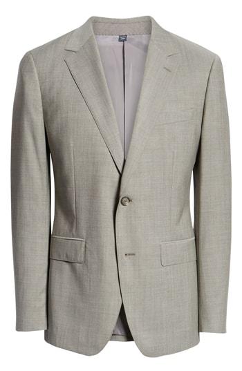 Men's Bonobos Jetsetter Slim Fit Stretch Wool Blazer S - Brown