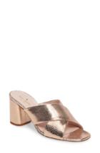 Women's Kate Spade New York Denault Slide Sandal .5 M - Metallic