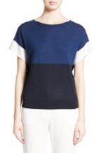 Women's Max Mara Colimbo Silk & Cashmere Top - Blue