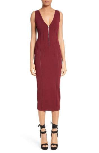 Women's Mcq Alexander Mcqueen Body-con Dress - Red