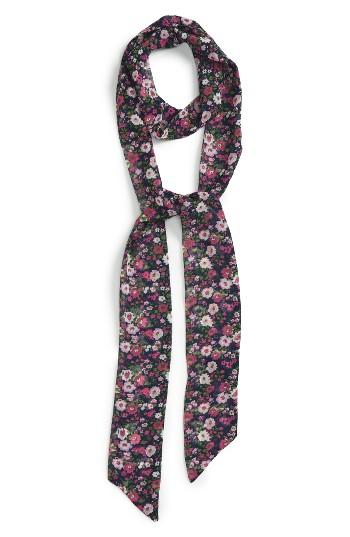 Women's Steve Madden Pretty In Ditsy Skinny Scarf, Size - Pink